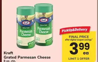 ACME Kraft Grated Parmesan Cheese offer