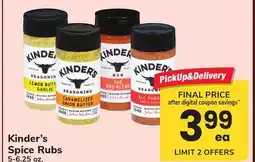 ACME Kinder's Spice Rubs offer