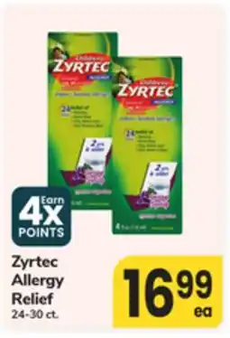 ACME Zyrtec Allergy Relief offer