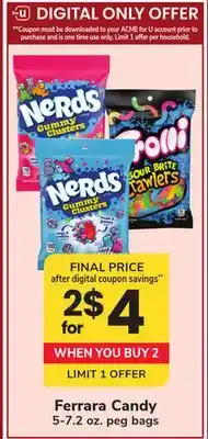 ACME Ferrara Candy offer