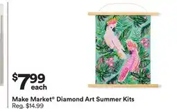 Michaels Make Market Diamond Art Summer Kits offer