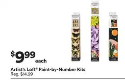 Michaels Artist's Loft Paint-by-Number Kits offer