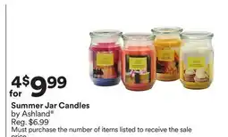 Michaels Summer Jar Candles by Ashland offer