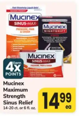 ACME Mucinex Maximum Strength Sinus Relief offer