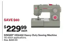 Michaels SINGER HD4452 Heavy-Duty Sewing Machine offer
