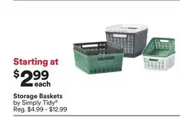 Michaels Storage Baskets by Simply Tidy offer