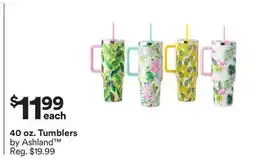 Michaels 40 oz. Tumblers by Ashland offer