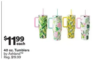 Michaels 40 oz. Tumblers by Ashland offer