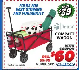 Big 5 Seina Collapsible Utility Wagon offer