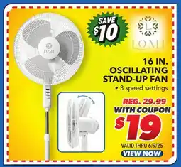 Big 5 LOMI 16 Oscillating Stand Up Fan offer
