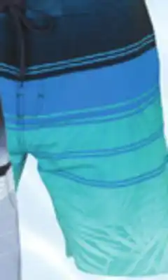 Big 5 Burnside Men's Palm Stripe Stretch Boardshorts offer