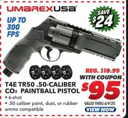 Big 5 Umarex T4E TR50 .50-Caliber CO2 Paintball Pistol offer