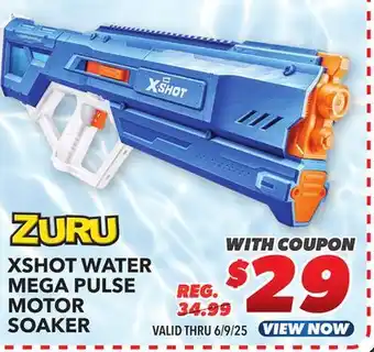Big 5 ZURU XSHOT Water Mega Pulse Motor Soaker offer