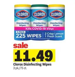 Meijer Clorox Disinfecting Wipes offer