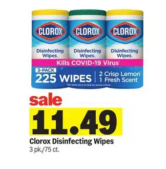 Meijer Clorox Disinfecting Wipes offer