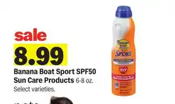 Meijer Banana Boat Sport SPF50 Sun Care Products offer