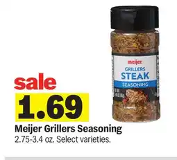 Meijer Meijer Grillers Seasoning offer