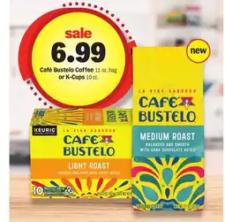 Meijer Café Bustelo Coffee 11 oz. bag or K-Cups 10 ct offer