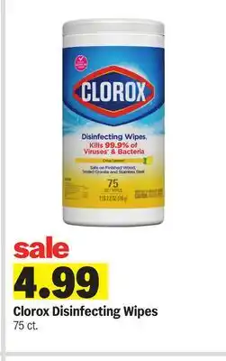 Meijer Clorox Disinfecting Wipes offer