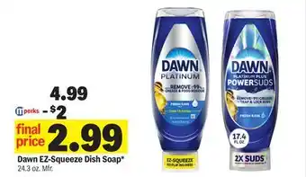 Meijer Dawn EZ-Squeeze Dish Soap offer