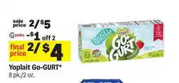 Meijer Yoplait Go-GURT offer
