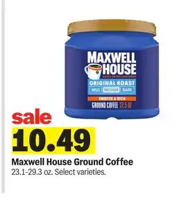 Meijer Maxwell House Ground Coffee offer