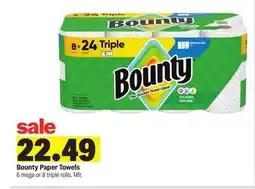 Meijer Bounty Paper Towels offer
