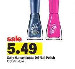 Meijer Sally Hansen Insta-Dri Nail Polish offer