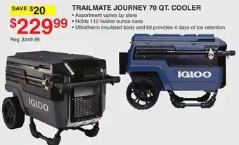 Dunham's Sports TRAILMATE JOURNEY 70 QT. COOLER offer