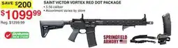 Dunham's Sports SAINT VICTOR VORTEX RED DOT PACKAGE offer