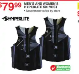 Dunham's Sports MEN'S AND WOMEN'S HYPERLITE SKI VEST offer
