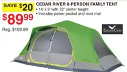 Dunham's Sports CEDAR RIVER 8-PERSON FAMILY TENT offer