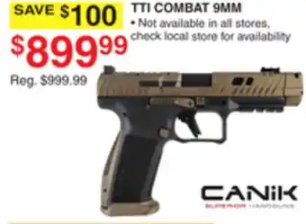 Dunham's Sports CANIK TTI COMBAT 9MM offer