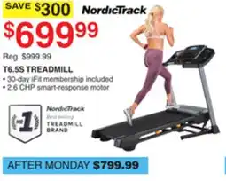 Dunham's Sports NORDICTRACK T6.5S TREADMILL offer