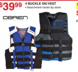 Dunham's Sports 4 BUCKLE SKI VEST offer