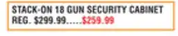 Dunham's Sports 18 GUN SECURITY CABINET offer