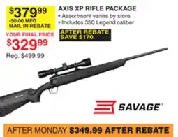 Dunham's Sports AXIS XP RIFLE PACKAGE offer