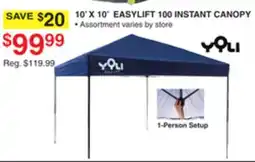 Dunham's Sports YQLI 10' X 10' EASYLIFT 100 INSTANT CANOPY offer