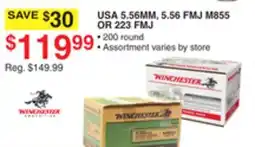 Dunham's Sports USA 5.56MM, 5.56 FMJ M855 OR 223 FMJ offer