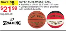 Dunham's Sports SUPER FLITE BASKETBALL offer