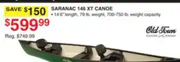 Dunham's Sports SARANAC 146 XT CANOE offer