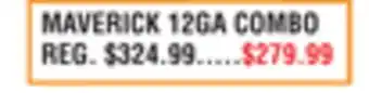 Dunham's Sports MAVERICK 12GA COMBO offer