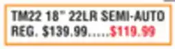 Dunham's Sports TM22 18 22LR SEMI-AUTO offer