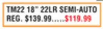 Dunham's Sports TM22 18 22LR SEMI-AUTO offer