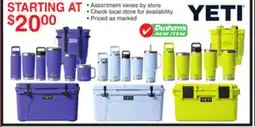 Dunham's Sports YETI offer