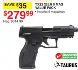 Dunham's Sports TX22 22LR 5 MAG VALUE PACK offer