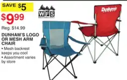 Dunham's Sports DUNHAM'S LOGO OR MESH ARM CHAIR offer