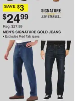 Dunham's Sports MEN'S SIGNATURE GOLD JEANS offer