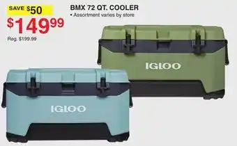 Dunham's Sports BMX 72 QT. COOLER offer