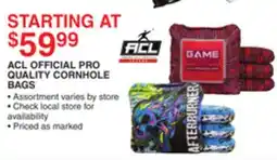 Dunham's Sports ACL OFFICIAL PRO QUALITY CORNHOLE BAGS offer